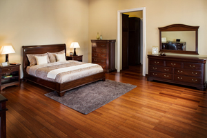 The Seville collection is the perfect balance between modern & traditional styles. The lines & mouldings on this furniture collection are strong & accentuated, without being busy & cluttered.
<br>
<br>Items:
<br>Bed Frame with Headboard & Mattress 
<br> King size: 180 x 200 - Queen size: 160 x 200 - Single size: 100 x 190 cm
<br>Bedside Tables (60W x 45D x 70H cm)
<br>Dresser (166W x 53D x 90H cm)
<br>Chest of Drawers (108W x 58D x 140H cm)
