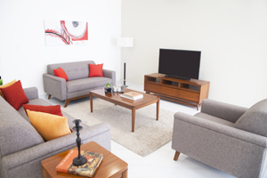 The Stockholm is a Scandinavian-inspired design offering a more natural, no-fuss feel to your space, usually done in lighter wood stain. <br>

<br>Items: 
<br>Sofa available in 3 seater, 2 seater & single seater.
<br>Coffee Table - Size: 120x70x55H cm
<br>Side Tables - Size: 45x45x60H cm
<br>TV Sideboard - Size: 150x50x57H cm