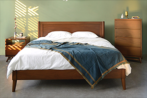 The Stockholm is a Scandinavian-inspired design offering a more natural, no-fuss feel to your space, usually done in lighter wood stain. <br>

<br>Items: 
<br>Bed Frame with Headboard & Mattress 
<br>King size: 180 x 200 - Queen size: 160 x 200 - Single size: 100 x 190 cm 
<br>Bedside Tables (55W x 45D x 65H cm) <br>Bedpuff (140x42x42cm)
<br>Dresser (150W x 50D x 90H cm) & Chest of Drawers (70W x 50D x120H cm)