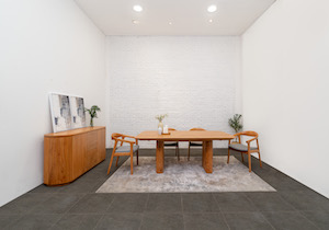 The Parkville collection is designed with a modern tropical feel in mind. The collection is exclusively done in Mindi / White Cedar wood, which is still part of the mahogany family. The natural finish of the wood and the unique design will simply bring an airy ambience to your space.
<br><b>On Frame:</b> <br>8 Seater Dining Table - Size: 200x110x76H cm. <br>Dining Chairs - Size: 62x54x76H cm.
<br>Sideboard / Crokery Cabinet - Size: 165x50x85H cm
